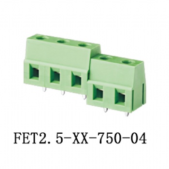 FET2.5-XX-750-04 螺钉式接线端子