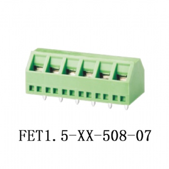 FET1.5-XX-508-07 螺钉式接线端子