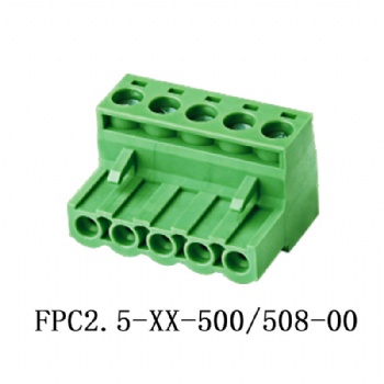 FPC2.5-XX-500&508-00 PCB spring terminal block