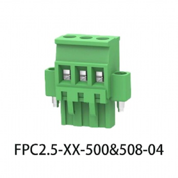 FPC2.5-XX-500&508-04 PCB spring terminal block