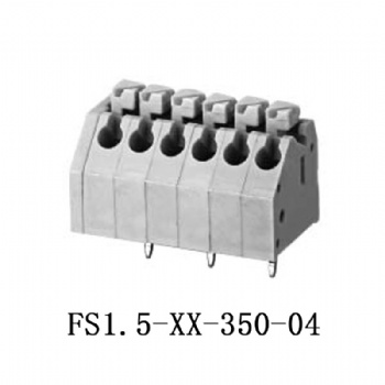 FS1.5-XX-350-04 弹簧式接线端子