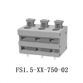 FS1.5-XX-750-02 PCB spring terminal block