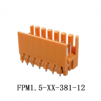 FPM1.5-XX-381-12 PCB spring terminal block