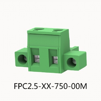 FPC2.5-XX-750-00M 插拔式接线端子