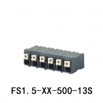 FS1.5-XX-500-13S PCB spring terminal block