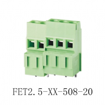 FET2.5-XX-508-20 螺钉式接线端子