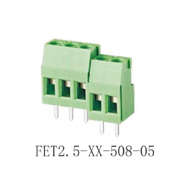 FET2.5-XX-508-05 螺钉式接线端子