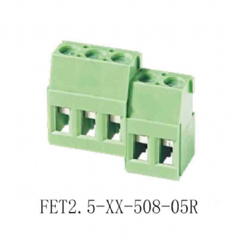 FET2.5-XX-508-05R 螺钉式接线端子