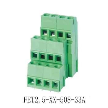 FET2.5-XX-508-33A 螺钉式接线端子