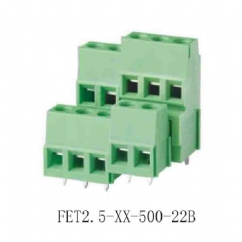 FET2.5-XX-500-22B PCB spring terminal block