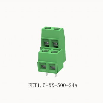 FET1.5-XX-500-24A PCB SCREW TERMINAL BLOCK