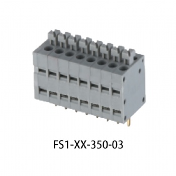 FS1-XX-350-03 弹簧式PCB接线端子
