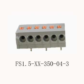 FS1.5-XX-350-04-3 弹簧式PCB接线端子