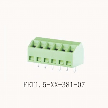 FET1.5-XX-381-07 螺钉式PCB接线端子